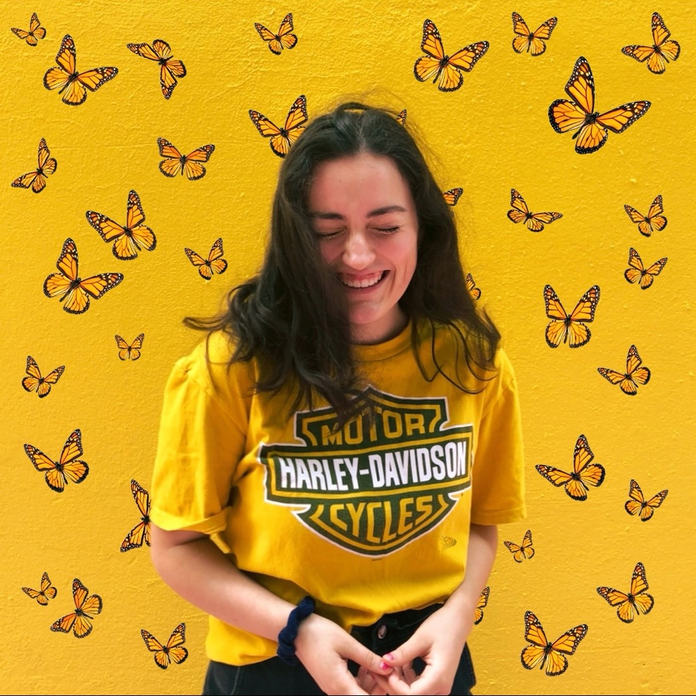 Yellow Harley Davidson Shirt